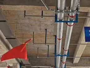 保亭管廊支架的安装方法